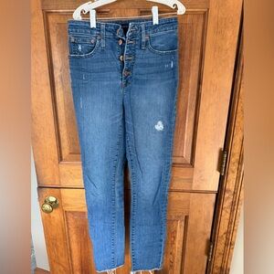 J crew curvy toothpick jeans - size 27